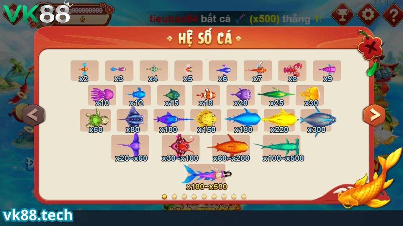 Mẹo chơi bắn cá VK88 hiệu quả