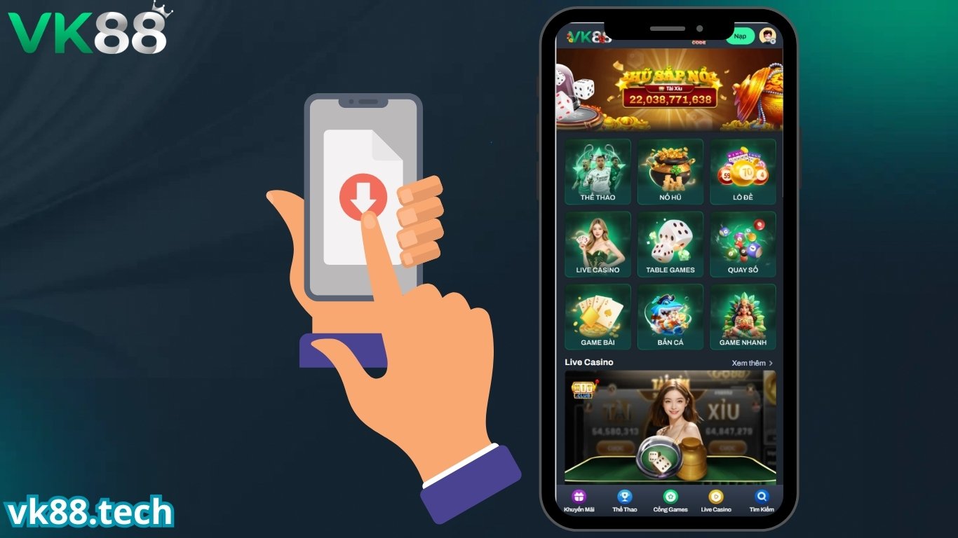 Mẹo tải VK88 về thiết bị nhanh chóng